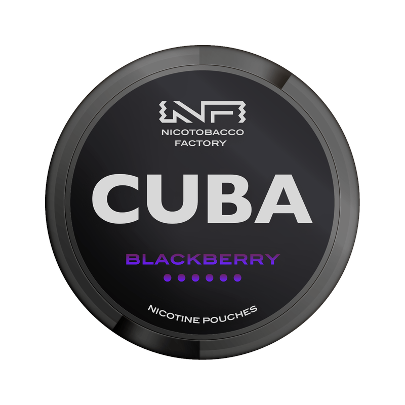 CUBA Black Blackberry 66mg/g snus