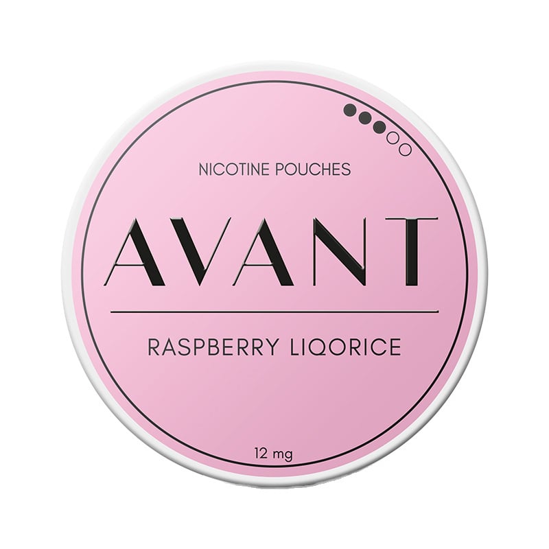 AVANT Raspberry Liquorice 12mg/g snus