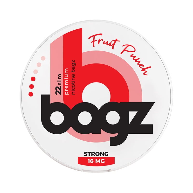 BAGZ Fruit Punch Normal 16mg/g snus