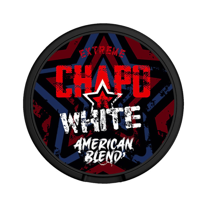 CHAPO WHITE American Blend 16.5mg/g snus