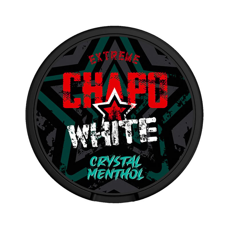 CHAPO WHITE Crystal Menthol 16.5mg/g snus