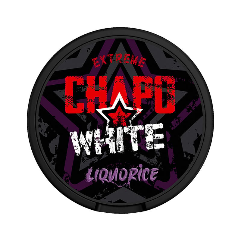 CHAPO WHITE Liquorice 16.5mg/g snus