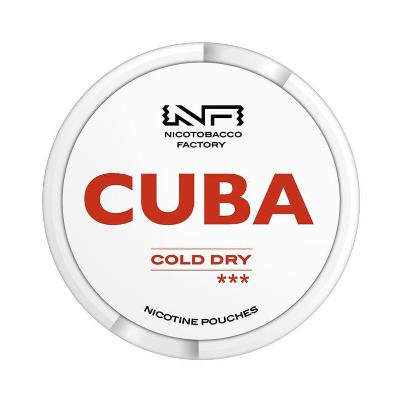 CUBA Cold Dry 16mg/g snus