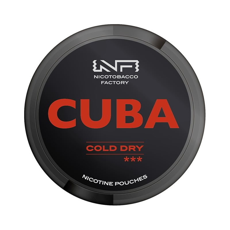 CUBA Black Cold Dry 66 mg/g snus