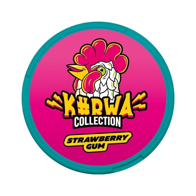 KURWA Strawberry Gum 25mg/g snus