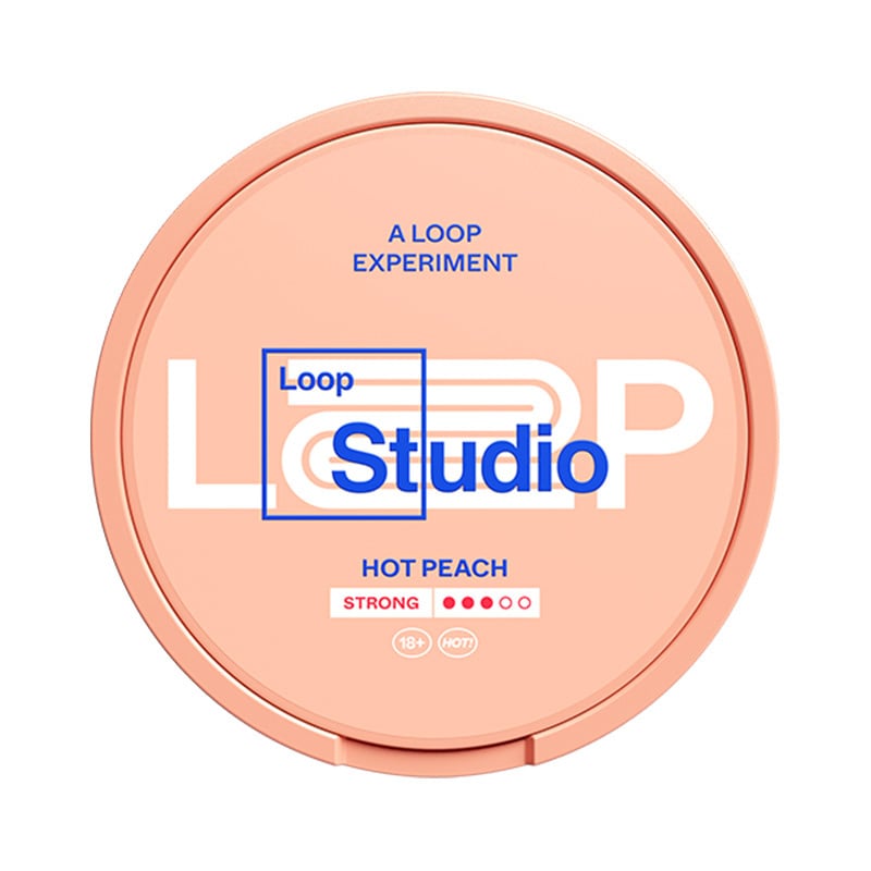 LOOP STUDIO Hot Peach Strong 15mg/g snus