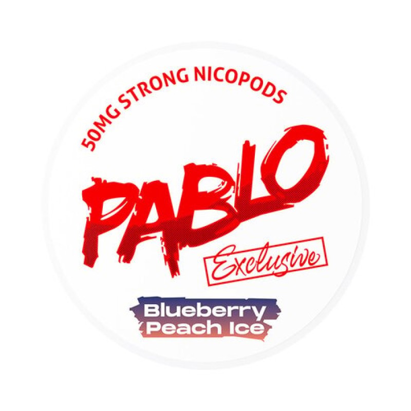 PABLO Exclusive Blueberry Peach Ice 50mg/g snus
