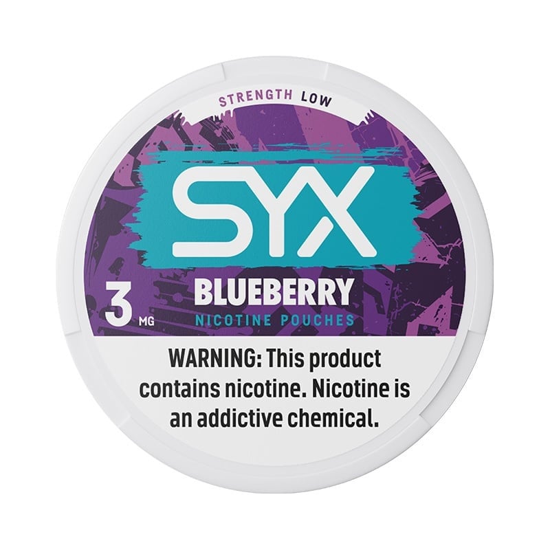 SYX Blueberry Low | Premium Nicotinezakjes 4mg/g snus