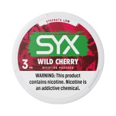 SYX Wild Cherry Low | Premium Nicotinezakjes