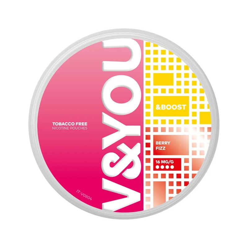 V&YOU Boost Berry Fizz 16mg/g snus