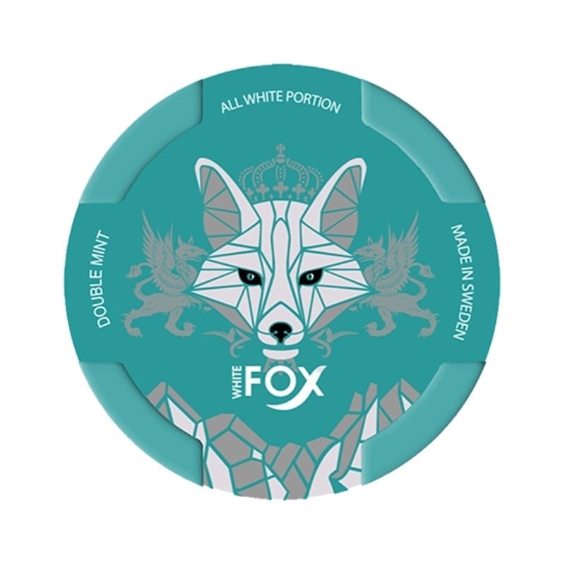 White Fox Double Mint 16mg/g snus