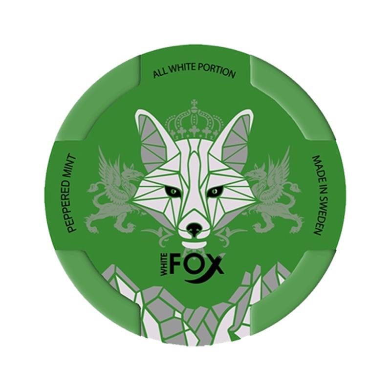 White Fox Peppered Mint 16mg/g snus