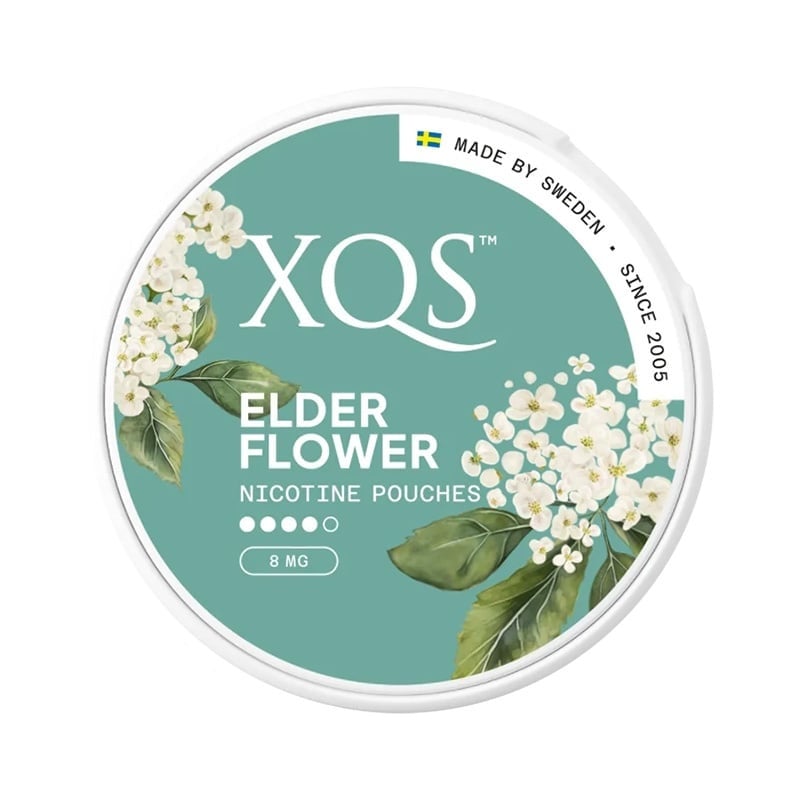 XQS Elderflower 16mg/g snus