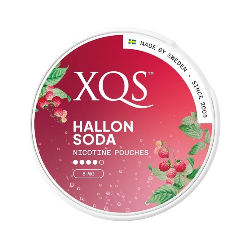 XQS Hallonsoda 16mg/g snus