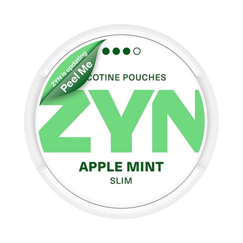 ZYN Apple Mint Slim Strong 12.85mg/g snus