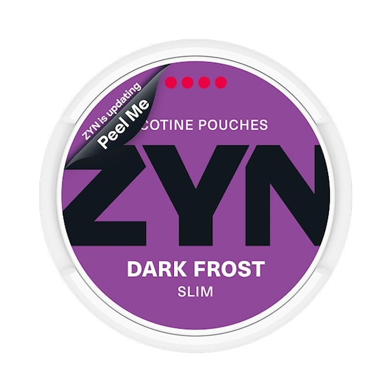 ZYN Dark Frost Slim Extra Strong 15.7mg/g snus